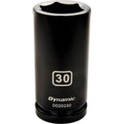 Dynamic Tools 3/4" Drive 6 Point Metric, 33mm Deep Length, Impact Socket-Size: 33 mm