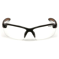 Carhartt Spokane Safety Eyewear Glasses, Clear, 6 Pack-Scratch resistant polycarbonate lens with black frame