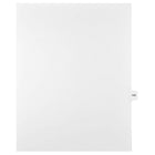 Mark Maker Legal Exhibit Index Tab White Single Tabs, 1/15th Cut, Letter Size, No Holes, Number 100, 25 Pack-White Single Tabs, 1/15th Cut