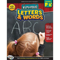 eBook: American Education Publishing 704134-EB Letters & Words - Grade Pre-K-You will receive two emails: one confirming your entire order, and one with a "Download Software" buttonYou can download immediately or return to your email to download later