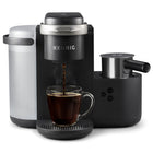 Keurig K-Cafe Single Serve Coffee, Latte and Cappuccino Maker, Dark Charcoal-4 Cup Sizes: 177, 237, 296, and 355 ml (6, 8, 10, and 12 oz.)
