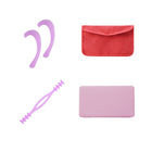 Saver Mask Case Combo - Pink-Ear-Savers for Mask: For extending face mask earloops. Light and Stylish design, made with soft silicone material. Reusable and easy to clean, fits perfectly on your head.