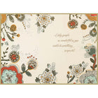 Rosedale Gold 5 1/2" x 8" Greeting Cards/Envelopes - 6 Pack-Printed on premium uncoated card stock