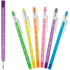 Merangue Push Up Pencils - 0.7mm - Assorted Colours - 6 Pack-Pre-Sharpened, lead, mechanical pencil