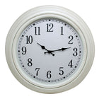 Kiera Grace – Horloge murale ronde Emmerson de 20 po, blanc cassé-Mesure: l'horloge murale mesure 51cm D x 5cm E (20" D x 2" E)