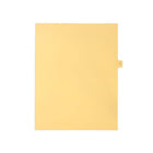 Mark Maker Legal Exhibit Index Tab Buff Single Tabs, 1/15th Cut, Letter Size, No Holes, Letter F, 25 Pack-Buff Single Tabs, 1/15th Cut