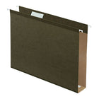 Pendaflex Extra Capacity Reinforced Standard Green Hanging Folders - 2" Expansion - Letter Size - 25 Pack-Extra capacity hanging folders stand up to your largest, bulkiest files