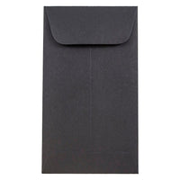 JAM Paper #6 Coin Envelopes, 3 3/8 x 6, Black, 1000 Pack-Coin Envelopes