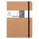 Clairefontaine Age-Bag "My Essential" Notebook, Dotted, 5-3/4" x 8-1/4", 184 Sheets, Tan-184 numbered pages, table of content on 8 pages