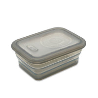 Minimal Silicone Food Storage Container - Grey - 1160ml - Set of 2-100% food grade pure silicone