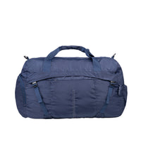 Tucano Compatto Eco Weekender Bag - Blue-Foldable duffle bag in nylon produced from recycled plastic. Useful both on the road and in the city