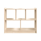 Flash Furniture - Unite de rangement modulaire ouverte Bright Beginnings de qualite commerciale en bois à 5 sections pour salle-Unite de rangement modulaire en bois pour salle de classe avec 5 sections extra larges