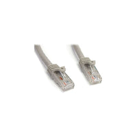 StarTech N6PATCH10GR 10' Cat 6 Snagless Patch Cable, Grey-Dual RJ-45 Male connectors ensure seamless connectivity