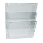 Storex Wall Files - Legal Size - Clear - 12 Pack - 6 Sets of 2-Includes 3 mounting options: anchor and screw, double-sided tape, and pocket clip