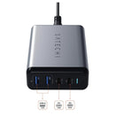 Satechi 75W Dual Type-C Travel Charger - Space Grey-Two USB-A ports - up to 12W combined