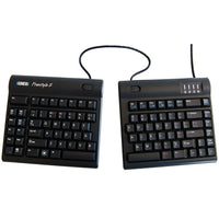 Kinesis - Clavier ergonomique Freestyle2 pour PC, français-Permet une position détendue avec une circulation maximale