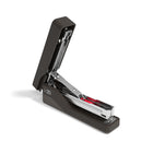 TRU RED Half-Strip Desktop Stapler - 20-Sheet Capacity - Black-Stapler has half-strip capacity and holds 1/4" staples