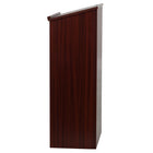 Flash Furniture Stand-Up Wood Lectern in Mahogany-23"W Slanted Surface with Ledge