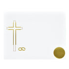 St. James Marriage Certificate, Gold Foil Engraved Designs on 65lb White Card, 50 Pack-Free downloadable templates from www.first-base.com