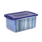 Bankers Box Heavy Duty 20" Plastic Letter File Box-Durable plastic storage bin construction with reinforced corners for added strength