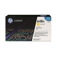 HP 648A (CE262A) Yellow Original LaserJet Toner Cartridge-Colour: Yellow