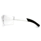 Pyramex Mini Ztek Safety Eyewear Glasses, Clear H2X Anti-Fog, 24 Pack-Scratch resistant polycarbonate lens with black temple tips