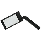 TRU RED Folding-Handle Magnifier with LED Light - 2" x 3-1/2" - 2x Magnification - Black-Magnification rated 2X