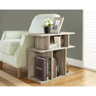 Monarch Specialties 2476 Accent Table - 24"H/Dark Taupe-Ideally for accentuating a variety of your favourite pieces