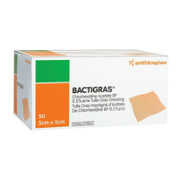 Safecross Burn Dressings, Medicated, 2" x 2", 50 Pack (6278)-Dimensions: 2" x 2"