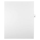 Mark Maker Legal Exhibit Index Tab White Single Tabs, 1/25th Cut, Letter Size, No Holes, Number 60, 25 Pack-White Single Tabs, 1/25th Cut