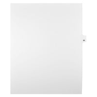 Mark Maker Legal Exhibit Index Tab White Single Tabs, 1/25th Cut, Letter Size, No Holes, Number 60, 25 Pack-White Single Tabs, 1/25th Cut