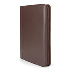 Bugatti Calculator Padfolio - Vegan Leather - Brown (WRC5043BU-BROWN)-Zip around closure