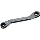 Gray Tools 11mm X 12mm 6 Point, 25Deg Offset Ratcheting Box Wrench, Mirror Chrome Finish-Size: 11 X 12mm