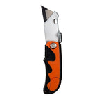 CTG Brands Folding Utility Knife, 1.25" x 5.75", Orange, 12 Pack-Contains: extra an extra blade for long lasting use