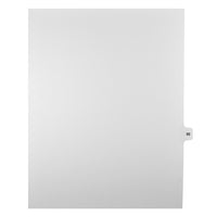 Mark Maker Legal Tabs - Letter Size - White - 1/15th cut - 25 tabs per package - 5 packages Pack - Number 55-White Single Tabs