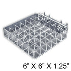 Azar Displays 36 Compartment Lipstick Tray For Pegboard or Slat Wall, 2 Pack (225551)-Use this tray on pegboard, slat wall or counter top