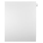 Mark Maker Legal Tabs - Letter Size - White - 1/25th cut - 25 tabs per package - 5 packages Pack - Number 77-White Single Tabs