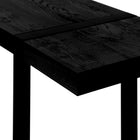 Monarch Specialties 2861 Accent Table - 48"L/Black Reclaimed Wood-Look/Black-10