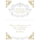 Rosedale 5-1/2" x 8" For A Special Couple Wedding Greeting Cards And Envelopes, 6 Pack (19931)-Card shop quality greeting cards