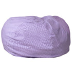 Flash Furniture Oversized Lavender Dot Bean Bag Chair-Oversized Bean Bag