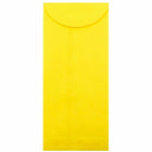 JAM Paper #12 Policy Business Coloured Envelopes - 4.75" x 11" - Yellow Recycled - 25 Pack-Colour: Yellow