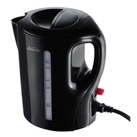 Sunbeam 1.7L Detachable Cord Electric Kettle, Black-Easy to see dual water windows