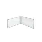 Azar Displays Acrylic Dual Frame Sign Holders, 7" x 5", 10 Pack (107723)-Sign holder