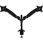 DAC MP-206 Flex Dual Monitor Arm, Black-Monitors up to 27" (69 cm) can be rotated allowing both portrait and landscape viewing side by side or back to back