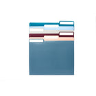 Poppin Contemporary File Folders - Assorted - 6 Pack-File Folders
