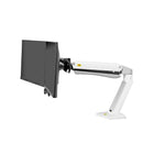 North Bayou 24"-32" Gas-Strut Desktop Dual Monitor Arm - White (F32-W)-Upright lift distance: 17.3"