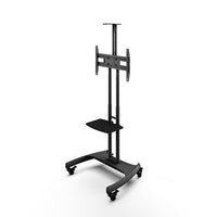 Kanto MTM65PL Mobile TV Cart with Adjustable Shelf for 37" - 65" Monitor-Fits most VESA compliant TVs and screens from 37" to 65"