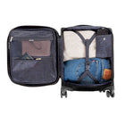 Air Canada Central 20" Softside Carry On Spinner Luggage - Black-Interior compression strap