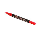 Marvy Uchida Fine-Point Liquid Chalk Markers - Erasable - Dustless - Red - 2 Pack-Marker Tip: Fine Point (3mm)