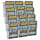 Azar Displays 15" x 19" 12-Pocket Bi-Fold Crystal Styrene Modular Wall Mount Display (252323)-Use for printed material measuring 9"H x 6"W